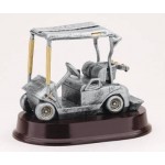 Golfing Golf Cart Award - 6 1/2" Logo Printed