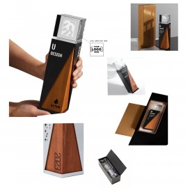 Personalized 3D Laser-Engraved Crystal Awards Logo Printed