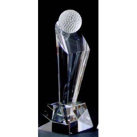 Custom Abstract Golf Trophy (9 1/2"x3 1/8")