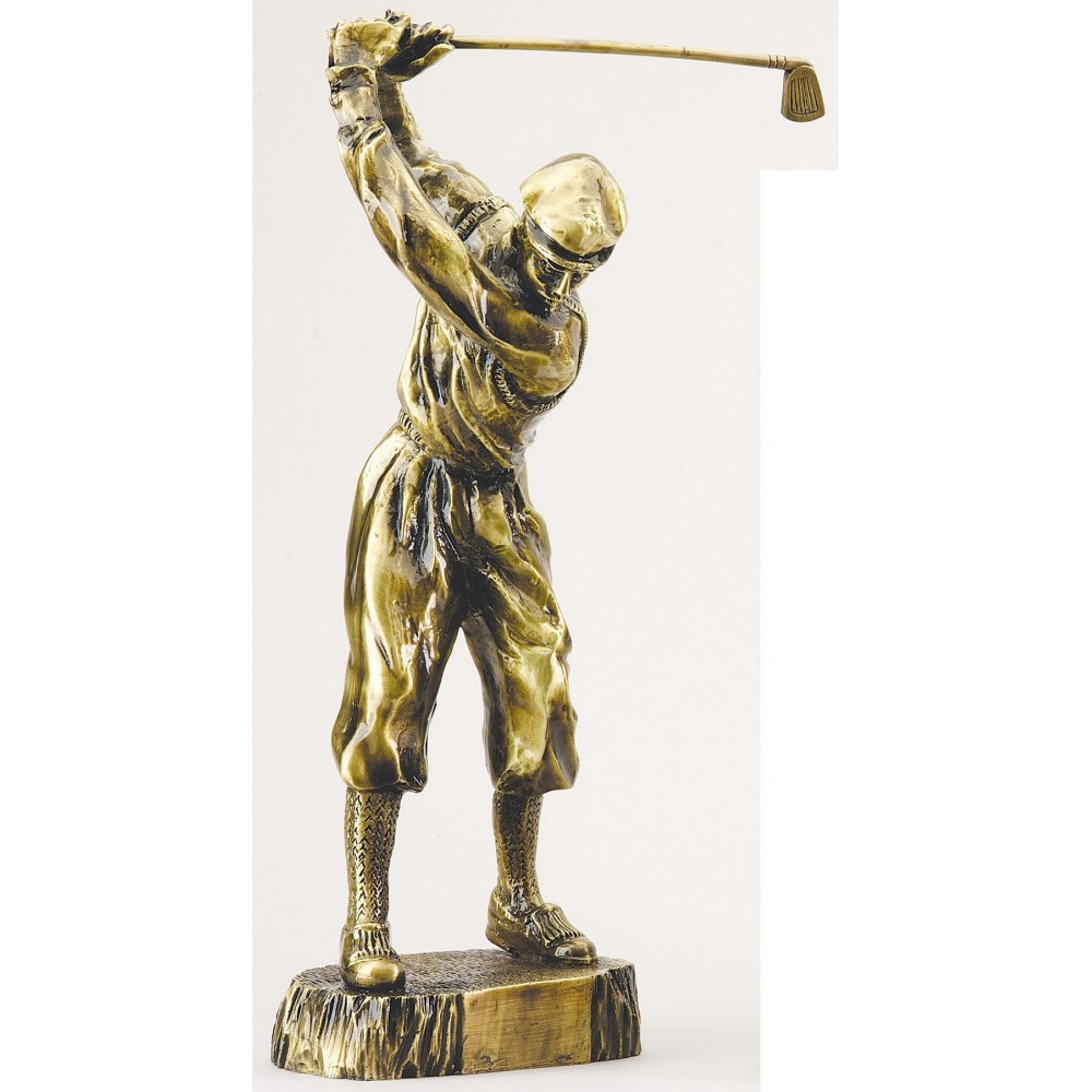 Male Metallized Plated Classic Golfer Custom Branded