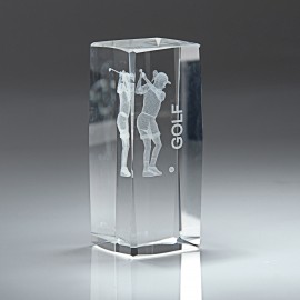 Female Golf Crystal Tower Custom Branded  Female Golf Crystal Tower Custom Branded