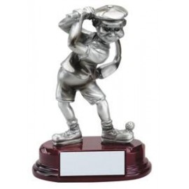 Custom Comic Golfing Male Award - 5 1/2"
