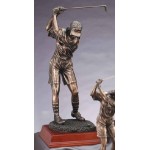 Logo Printed Majestic Resin Female Golfer (22 1/2")