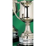 Nickel Plated Silver Georgian Golf Trophy Cup (12 1/2") Custom Imprinted