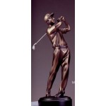 Personalized Third Place Golfer Trophy (4"x11 1/2")