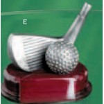 Logo Branded Golf Wedge Trophy