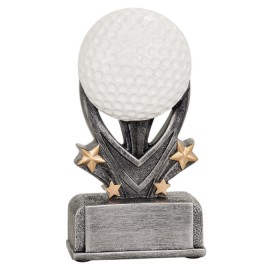 Customized Varsity Sport Resin Golf Award - 5 1/2"