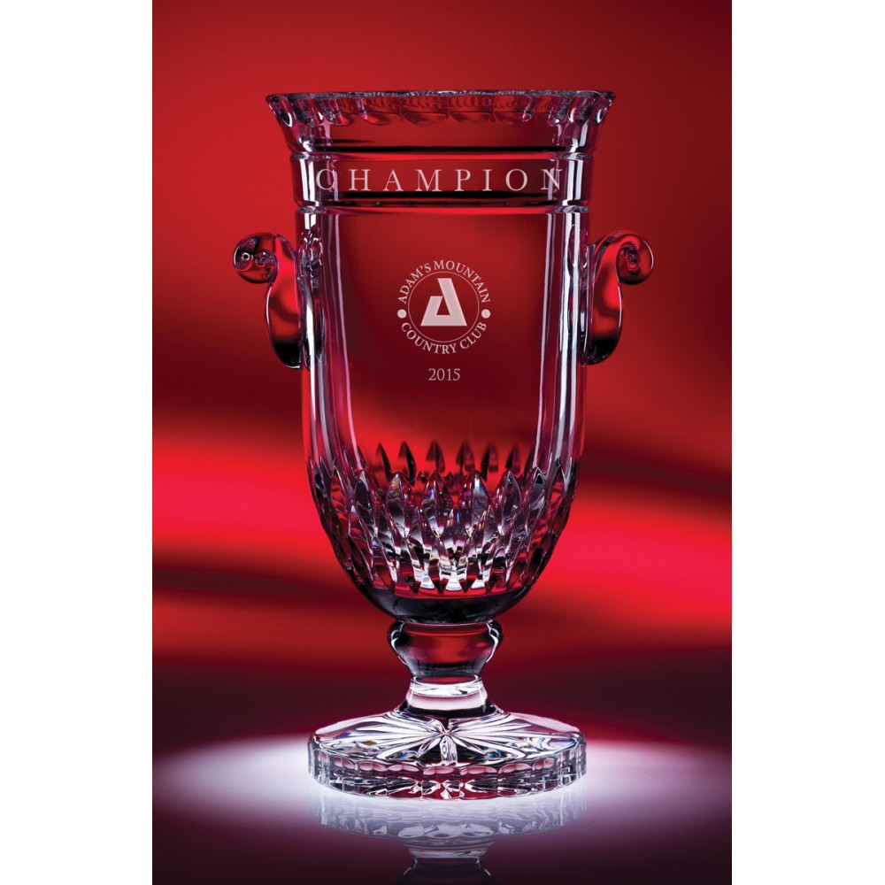 11.5" Curator Cup Crystal Trophy Custom Branded