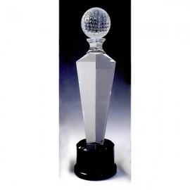 Logo Branded Golf Trophy (13"x3 9/16"x3 9/16")