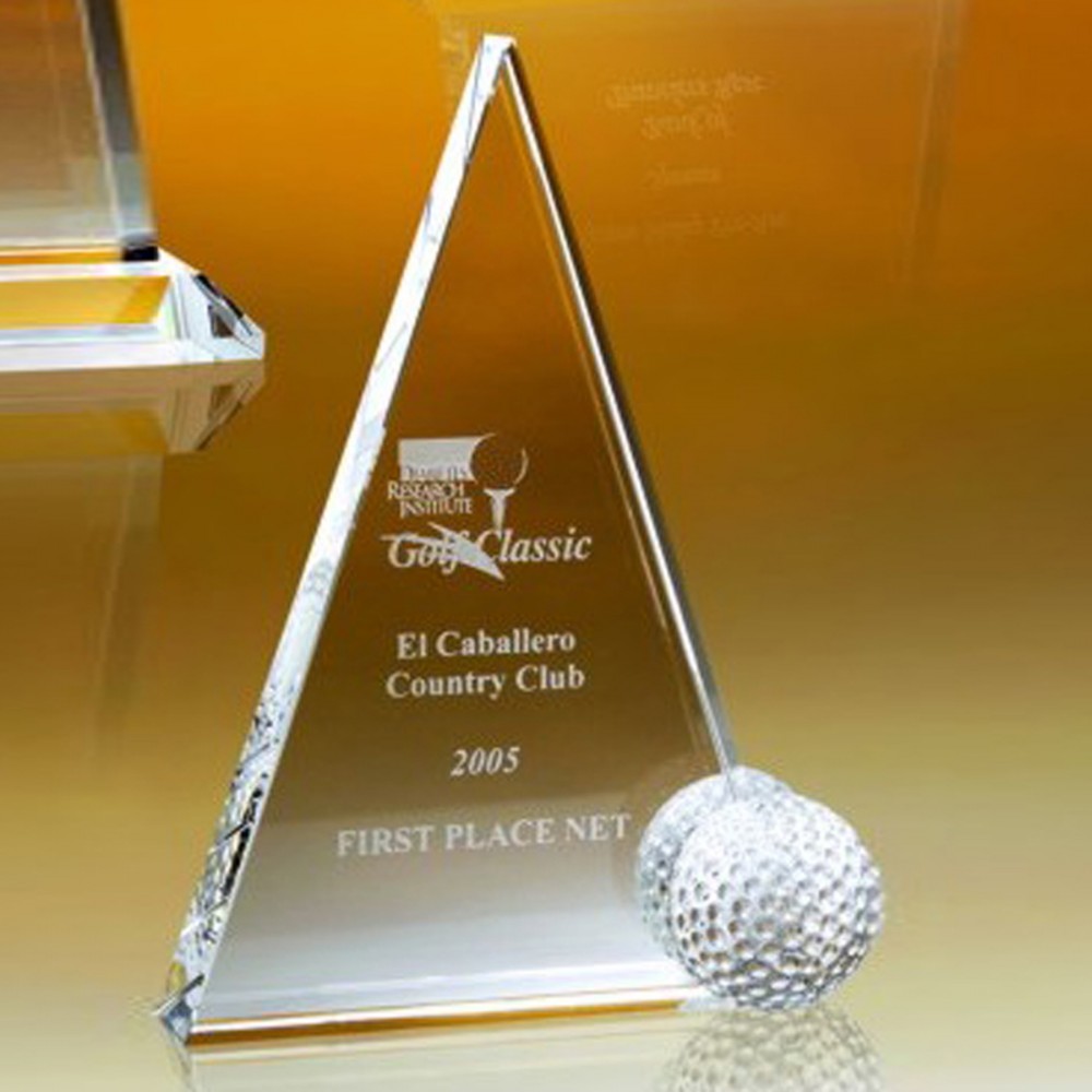 Customized 7" Peak Golf Trophy
