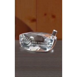 Logo Branded Large Commander Golf Trophy