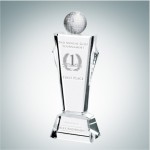 Personalized Golf Conqueror Optical Crystal Award