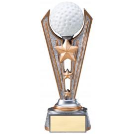 Logo Branded Golf Ball Victory Resin w/Stars  Logo Branded Golf Ball Victory Resin w/Stars