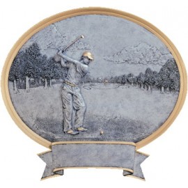 Male Golf Legend Resin Award 6" Tall Custom Branded