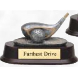 Personalized 3.5" Golf Theme - Driver and Ball  Personalized 3.5" Golf Theme - Driver and Ball