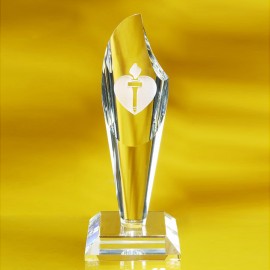 Customized 7 1/2" Torch Award  Customized 7 1/2" Torch Award