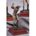 Custom Engraved Majestic Resin Female Golfer (16 1/2")