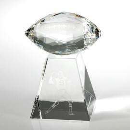 5 1/2" Crystal Award Custom Branded