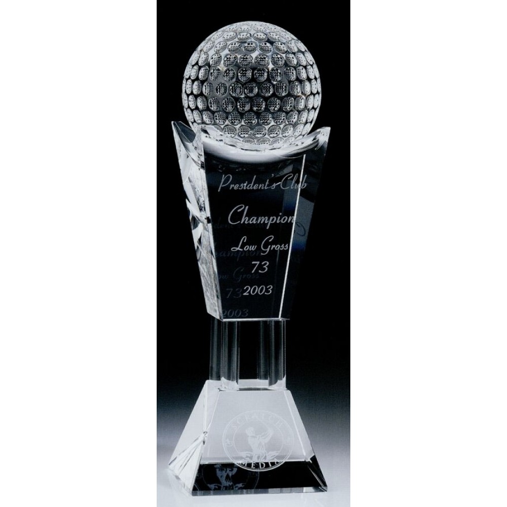 Best Golf Trophy Logo Printed