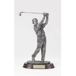 Custom Male Swing Golfer Award - 8 1/2"