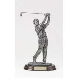 Custom Male Swing Golfer Award - 8 1/2"