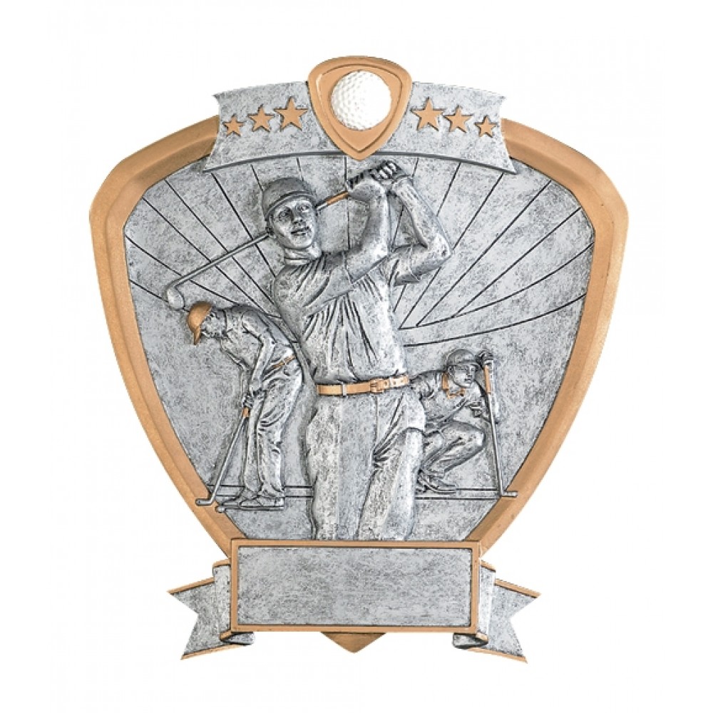 Male Golf Signature Shield Award Custom Imprinted Male Golf Signature Shield Award Custom Imprinted
