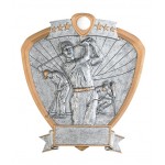 Male Golf Signature Shield Award Custom Imprinted