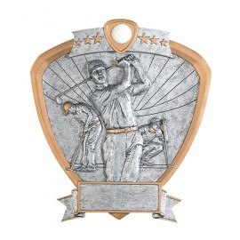 Male Golf Signature Shield Award Custom Imprinted