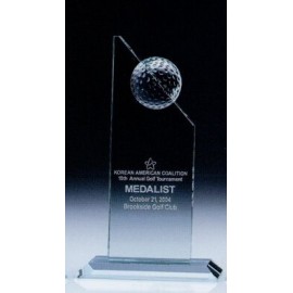 Customized Medium Jade Golf Tower Trophy
