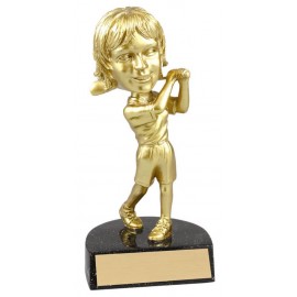 Customized Female Golf Bobblehead