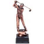 Golfer Driving - Male 11" Tall Logo Printed