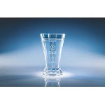 12" Trans Cup Crystal Award Custom Imprinted