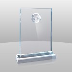 Promotional Blue Golfer Award (7"x5"x2")