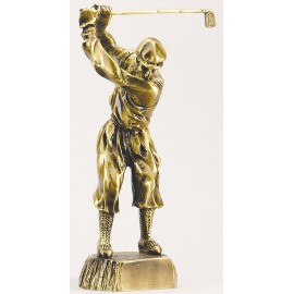 Personalized Male Metallized Plated Classic Golfer