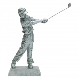 Promotional Signature Male Golf Figurine - 10 1/2"