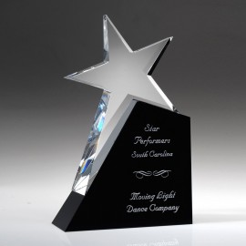 9" Shooting Star Award Logo Printed