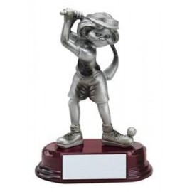 Customized Comic Golfing Female Award - 5 1/2"
