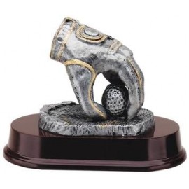 Logo Branded Sport Design Golf Resin Award - 5 1/4"