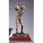 Majestic Resin Female Golfer (18 1/2") Custom Branded