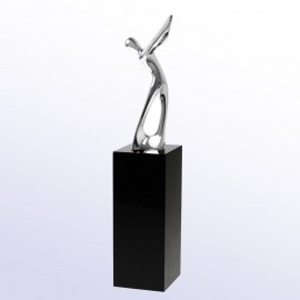 10 1/2" Modern Golfer Trophy Custom Branded  10 1/2" Modern Golfer Trophy Custom Branded