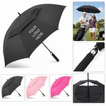 Push-Button Dual Canopy Golf Umbrella with Logo