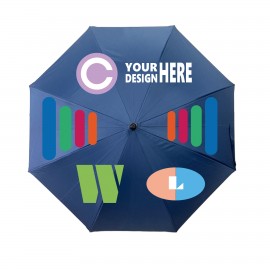 Personalized Budget 42" Arc Full Color Folding Umbrella