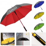 Logo Branded Large straight golf umbrella W/ reinforced frame
