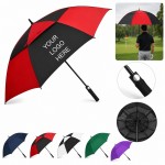 Dual-Vent One-Touch Golf Umbrella with Logo
