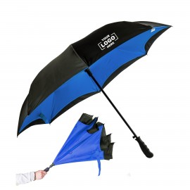 Custom Double Layer Auto Inverted Umbrella.  Custom Double Layer Auto Inverted Umbrella.