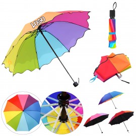 Custom Folding Colorful Parasol