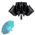 Triple Fold Reverse Umbrella with Logo