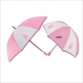 Customized Breast Cancer Awareness Golf Umbrella  Customized Breast Cancer Awareness Golf Umbrella