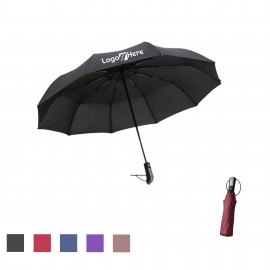 42" Arc Automatic Foldable Umbrella with Logo  42" Arc Automatic Foldable Umbrella with Logo