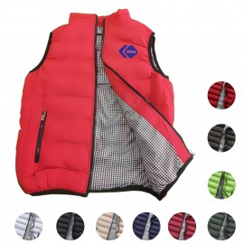 Custom Embroidered Packable Insulated Down Vest